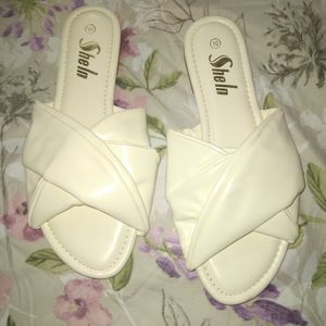 White sandal